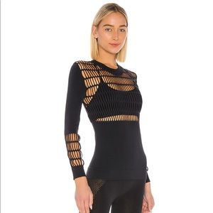 Stella McCartney x Adidas Warp Knit Top in Black